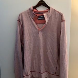 Men’s Tommy bahama quarter zip light red